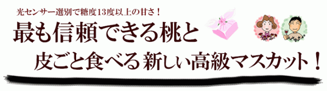 お中元にハズレなしの桃とぶどうのギフト