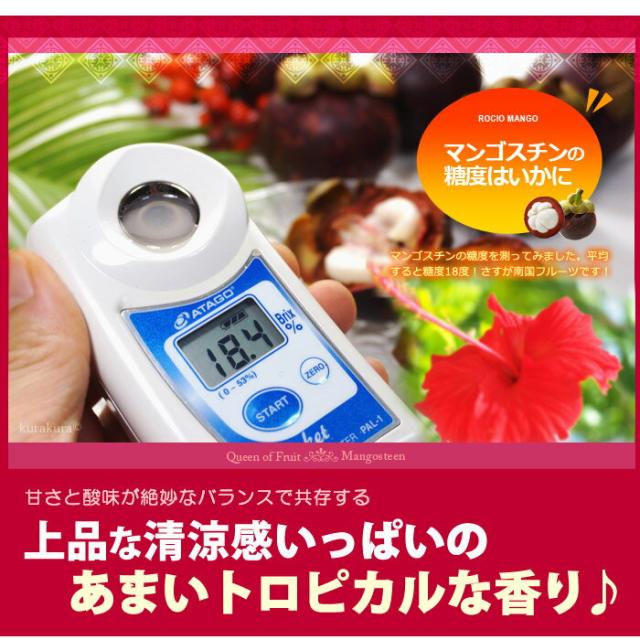 マンゴスチン糖度も高い