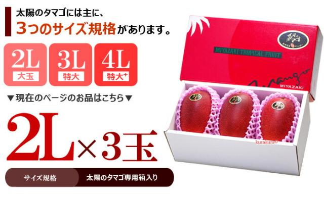 太陽のタマゴ2L3玉の販売ページ