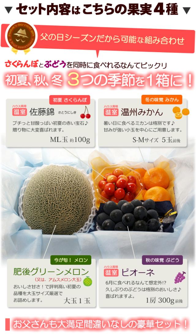 父の日ロイヤル（A）フルーツ詰め合わせセット内容詳細