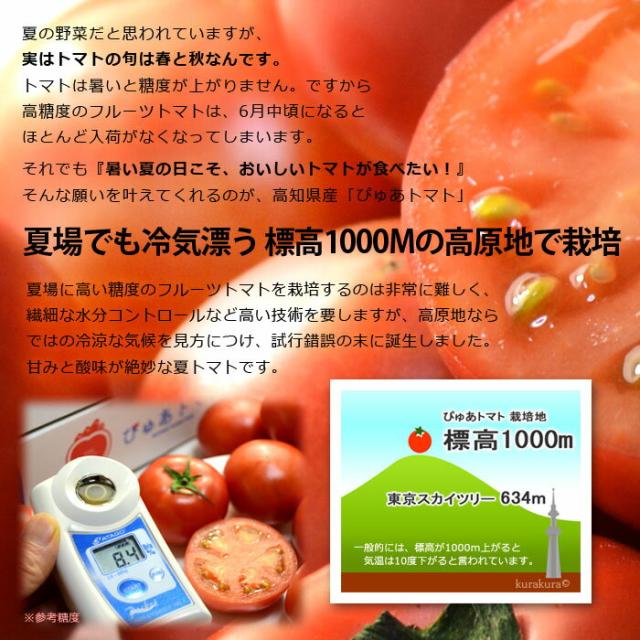 ぴゅあトマトがおいしい理由