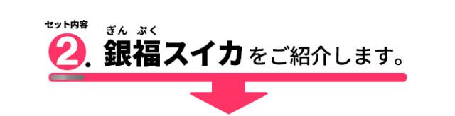 セット内容2.銀福スイカをご紹介します。