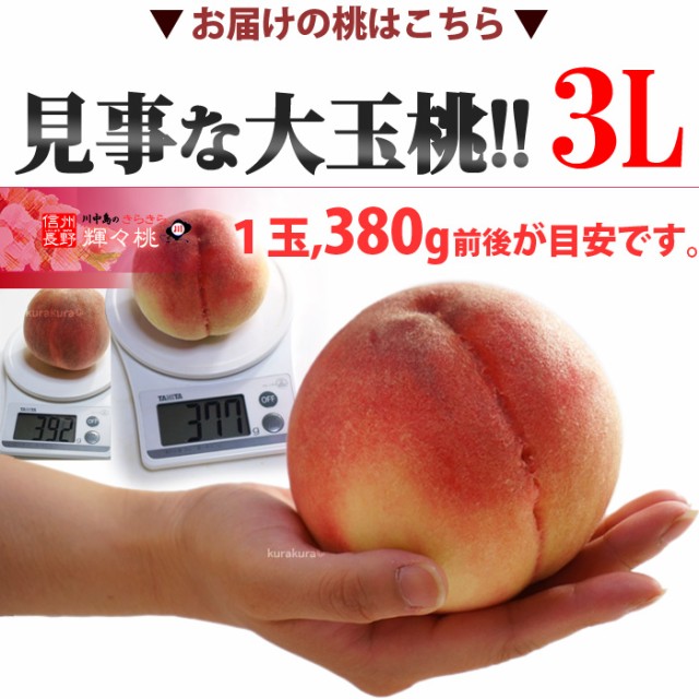 正規店在庫 輝々桃(キラキラ桃)3L×13-14玉(約5kg)長野産 果物 桃 送料無料の通販はau PAY マーケット - まいど!
おおきに屋クラクラ|商品ロッ 糖度13.5度以上 暑中見舞い 残暑見舞い 夏ギフト 食品 フルーツ 好評安い