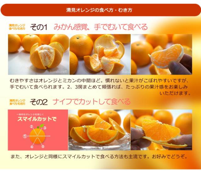 清見オレンジ食べ方むき方
