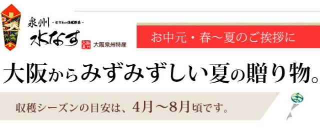 お中元ギフトに贈る水ナス