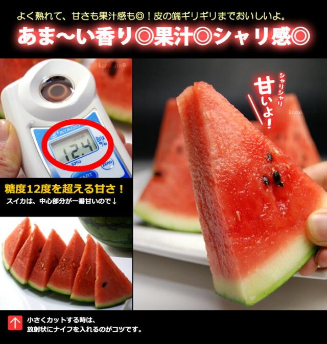尾花沢スイカ糖度の目安