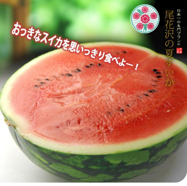 尾花沢の大玉スイカ夏休みの思い出に
