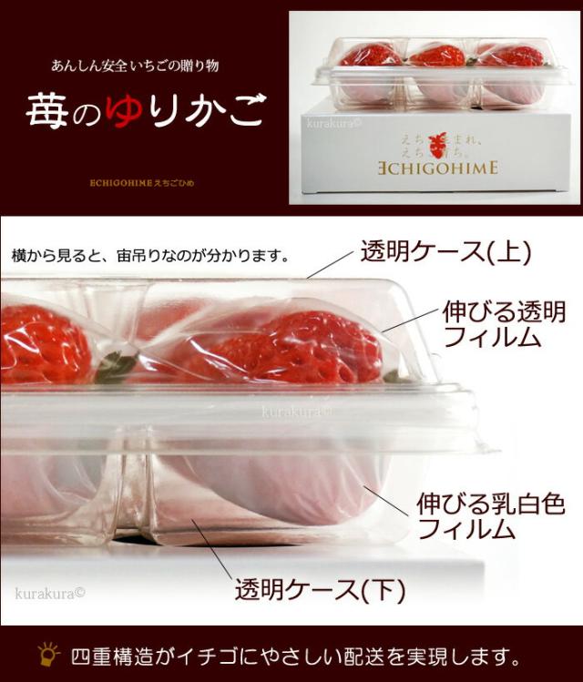 越後姫苺のゆりかごギフト