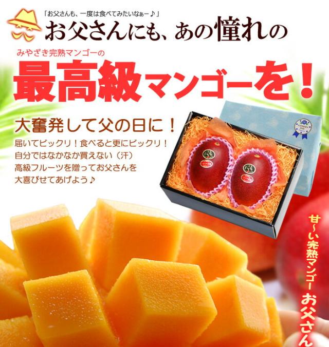 太陽のタマゴ2L2玉をお父さんに贈る