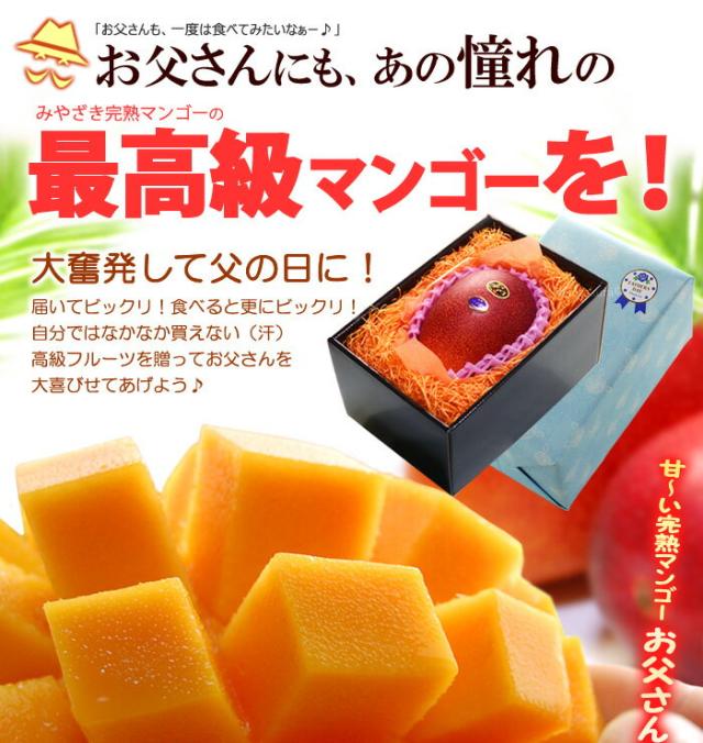 太陽のタマゴ5L1玉をお父さんに贈る