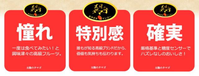 太陽のタマゴ高級フルーツギフトに最適