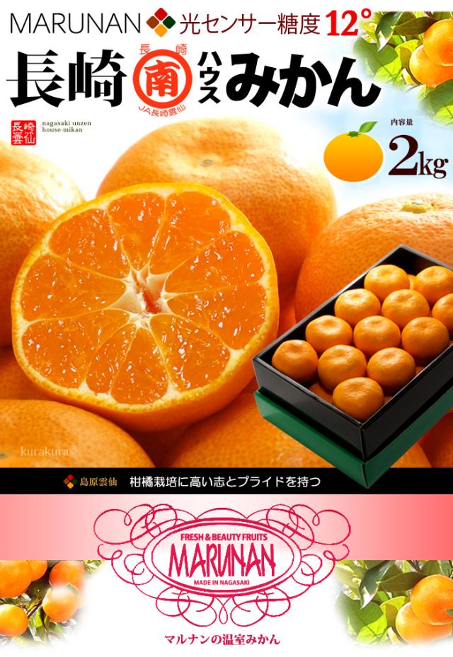 マルナン温室ハウスみかん（2kg）販売/通販