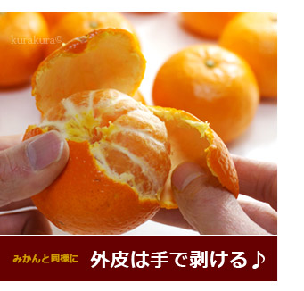 木成りで越冬する甘夏みかん