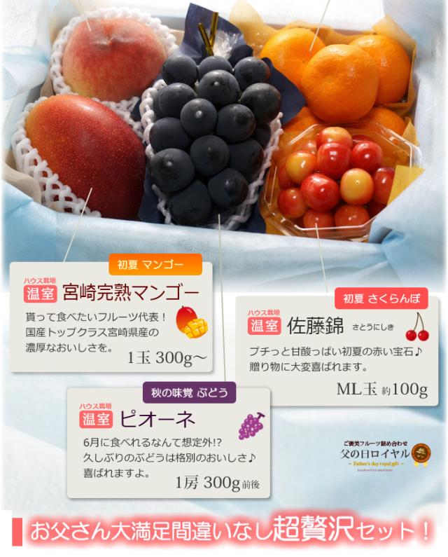 父の日ロイヤル（F）フルーツ詰め合わせセット内容詳細_2