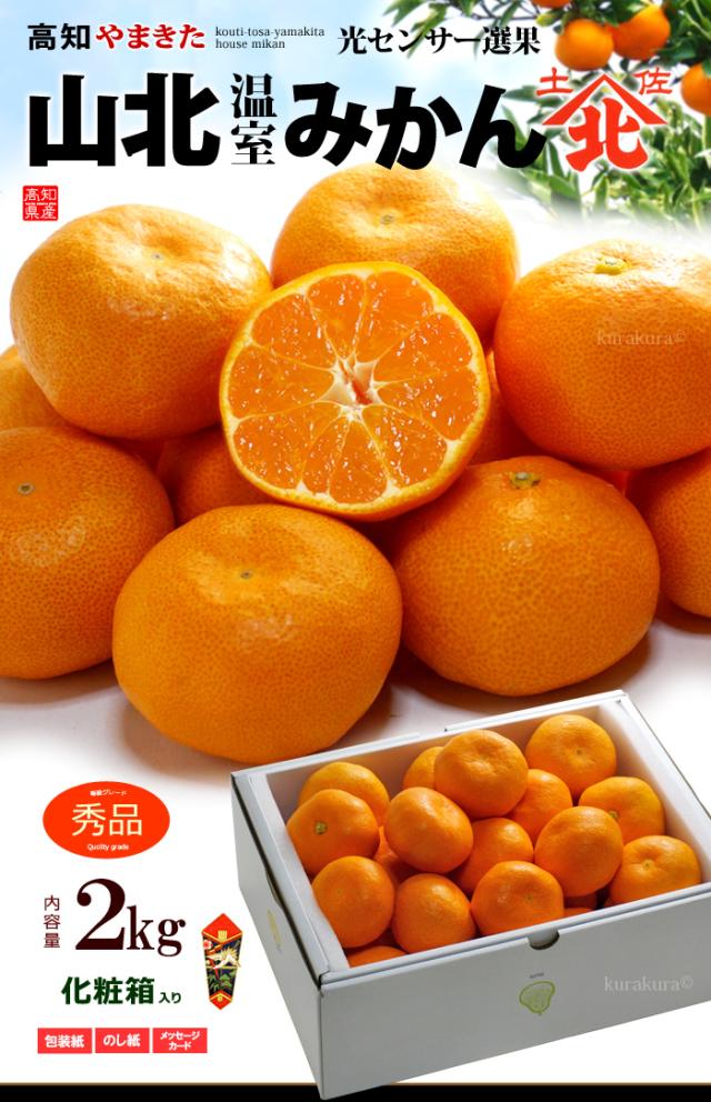 山北温室ハウスみかん（秀2kg）販売/通販