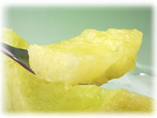 とろける様なメロンの果肉