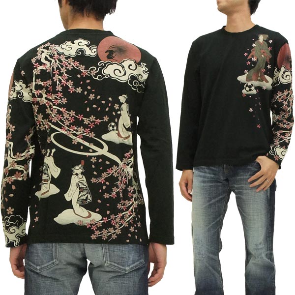 インフィニティ 長袖Tシャツ 舞妓サッカー 和柄ロンtee MG-237
