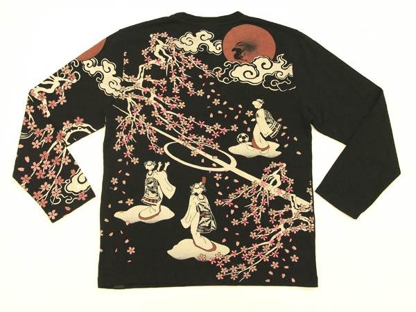 インフィニティ 長袖Tシャツ 舞妓サッカー 和柄ロンtee MG-237