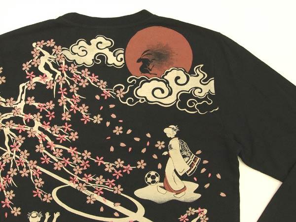 インフィニティ 長袖Tシャツ 舞妓サッカー 和柄ロンtee MG-237