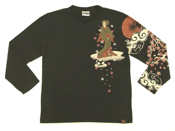 インフィニティ 長袖Tシャツ 舞妓サッカー 和柄ロンtee MG-237