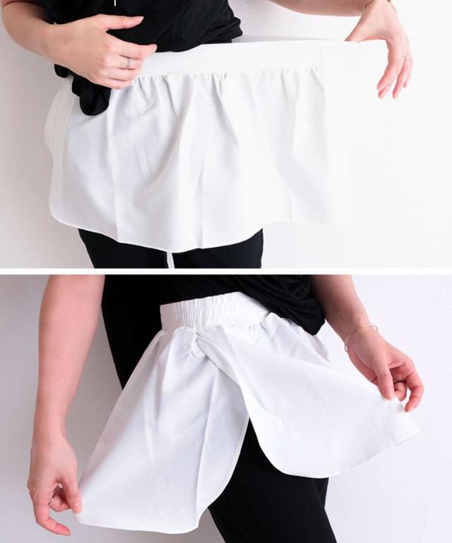 レイヤード風つけ裾