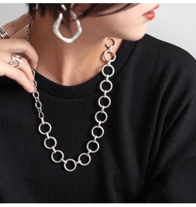 リングチェーンネックレス