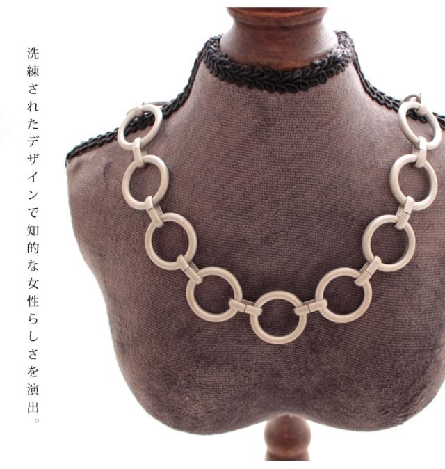 リングチェーンネックレス