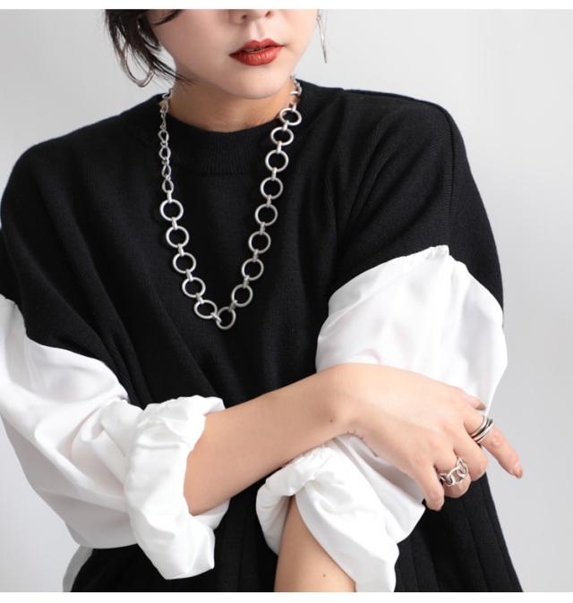 リングチェーンネックレス