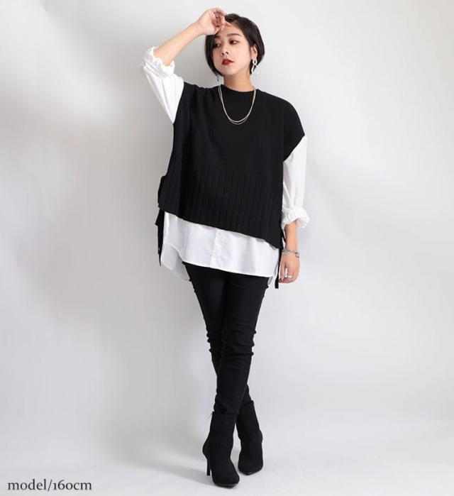 2連チェーンネックレス