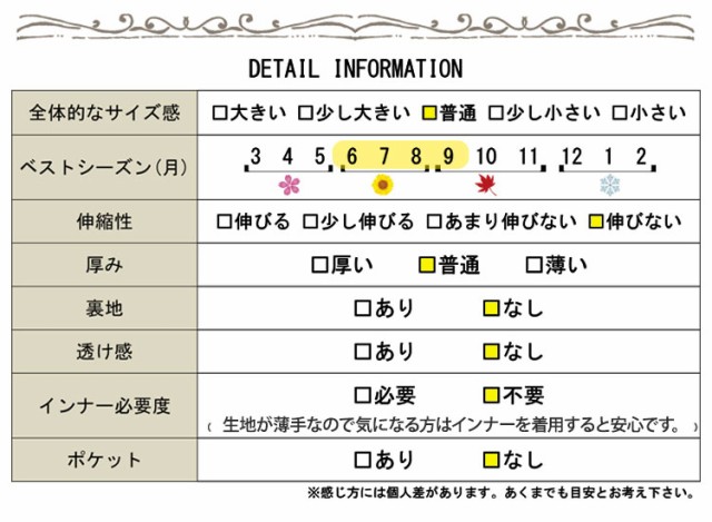 ウエストマークVネックワンピース