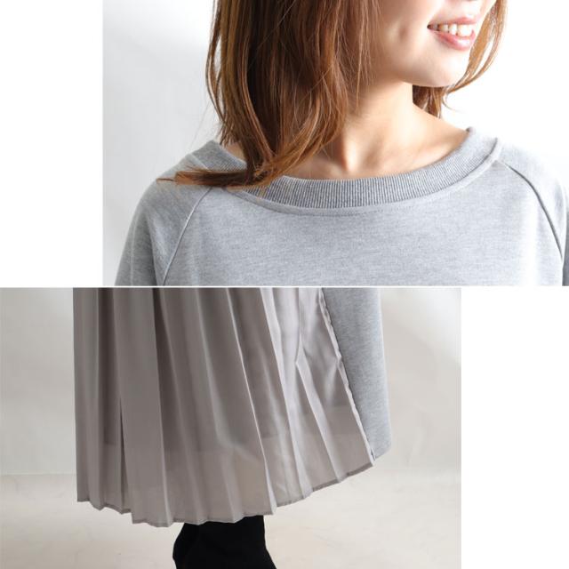 前後2wayプリーツワンピース