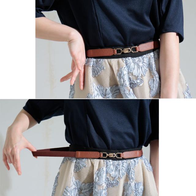 ビットデザイン細ゴムベルト