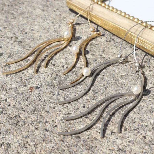 スライドチェーンモチーフネックレス