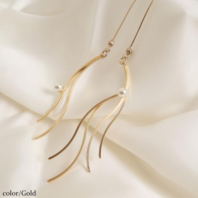 スライドチェーンモチーフネックレス