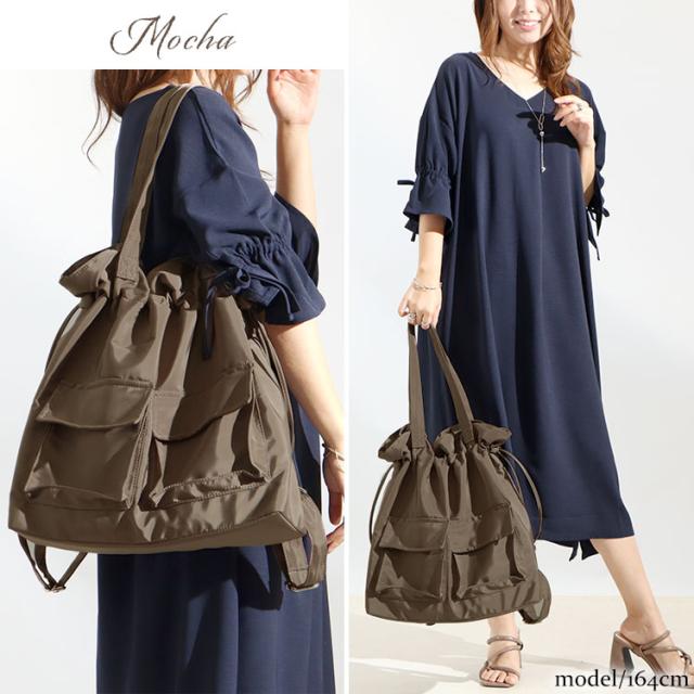 3wayリュック×トートバック×巾着バック