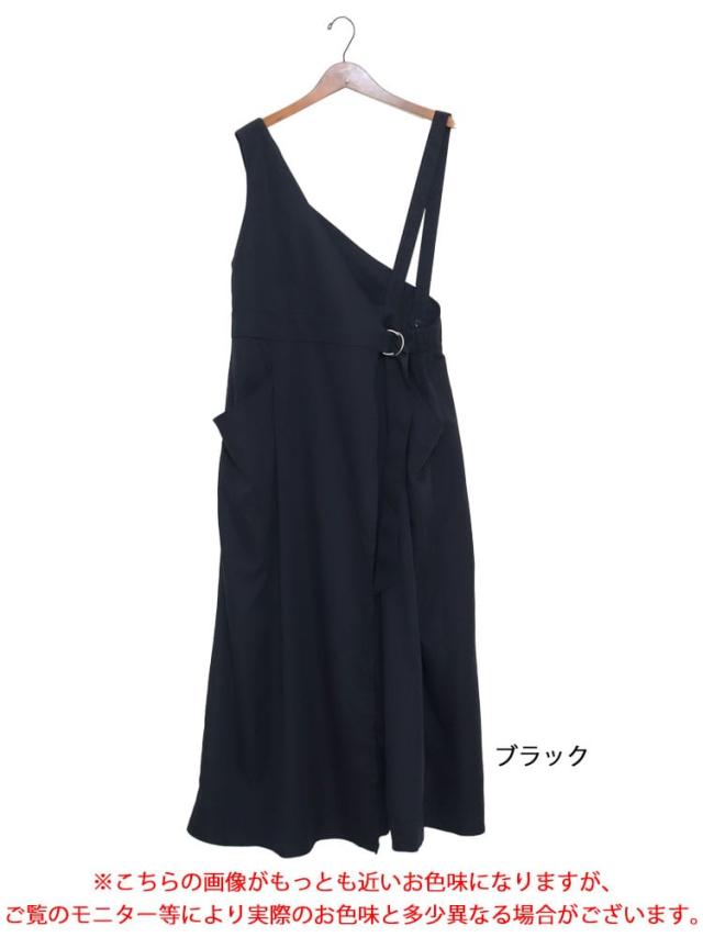 アシメサロペットワンピース