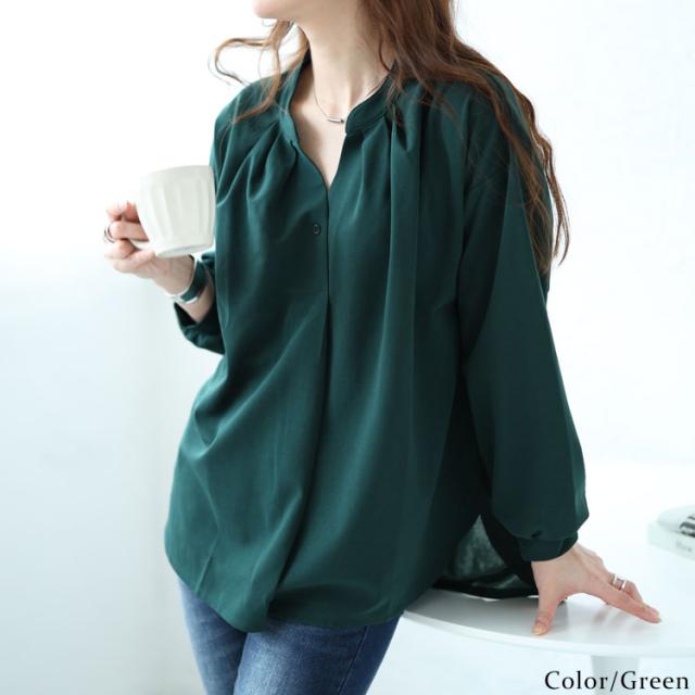 シワになりにくいブラウス