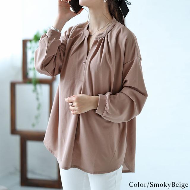 シワになりにくいブラウス