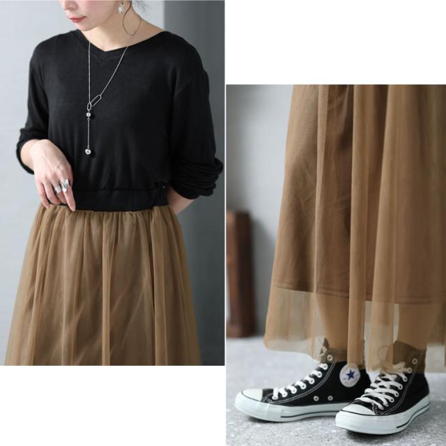 チュールドッキングワンピース