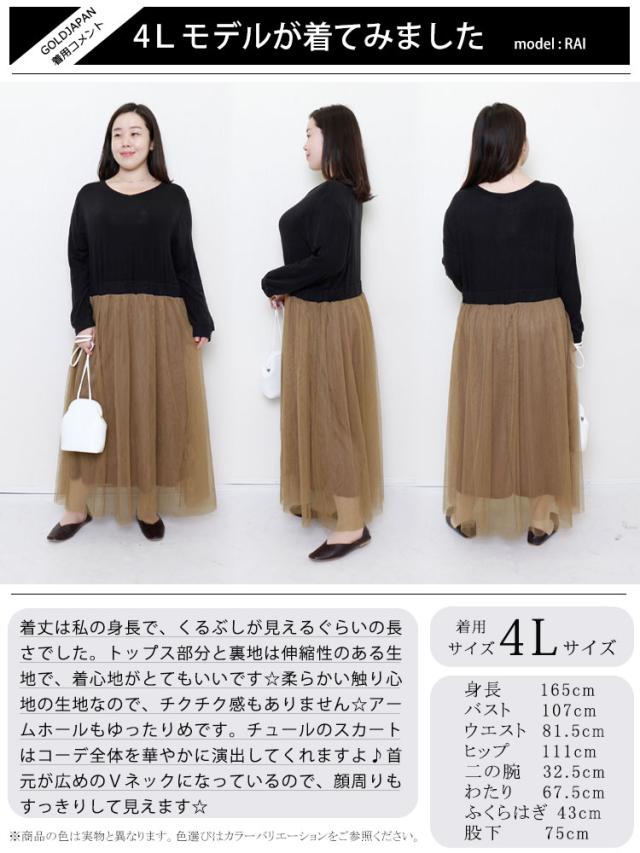 チュールドッキングワンピース