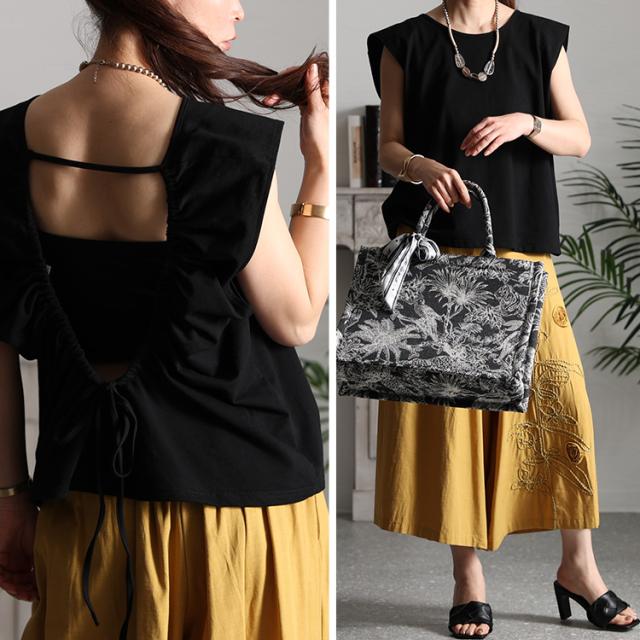 バックオープントップス