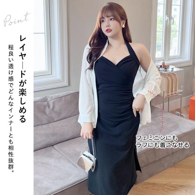 シアーオーバーサイズシャツ