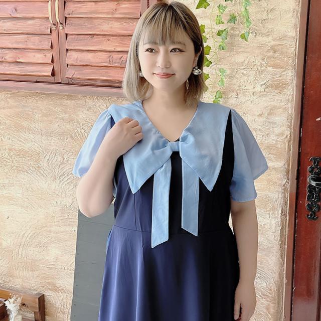 セーラーカラーワンピース