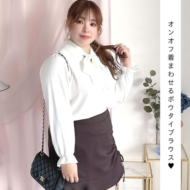 ボウタイブラウス