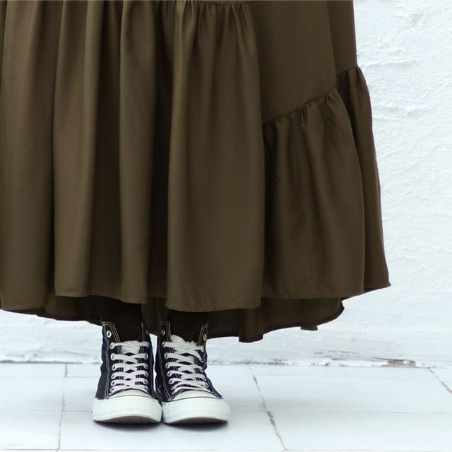 変形ティアードスカート