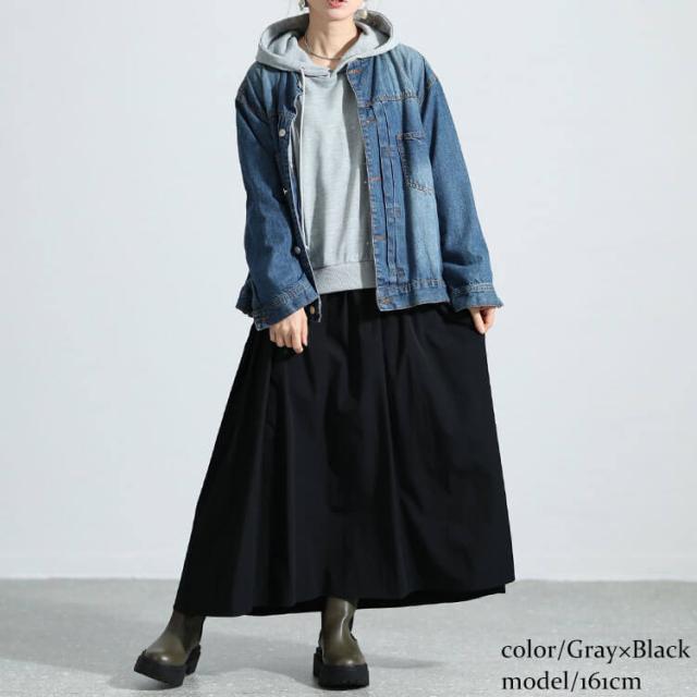 パーカードッキングワンピース