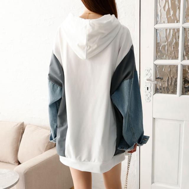 デニムミックスパーカー