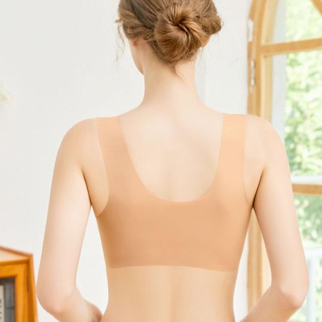 フロントホックシームレスブラジャー