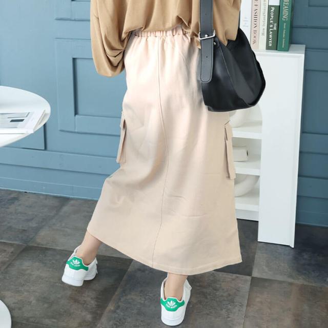 ストレッチツイルカーゴスカート