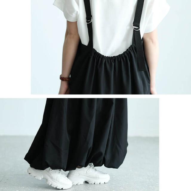 ギャザーバルーンキャミワンピース